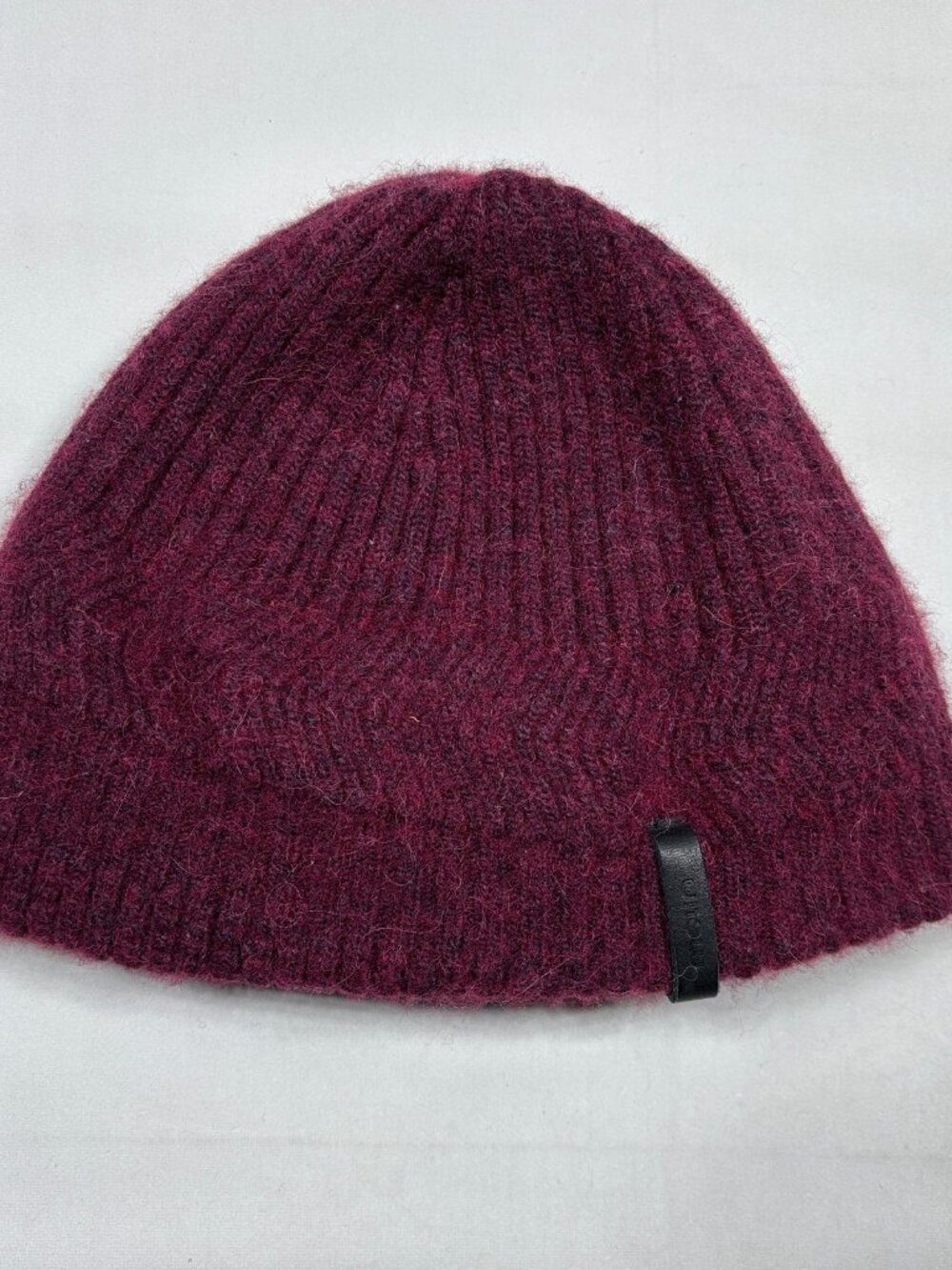 Melin The Destination Beanie Mens OS Burgundy Alpaca Merino Wool Chenille Lined